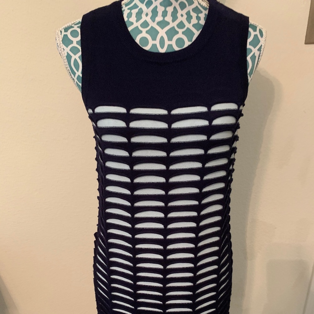 Navy Blue & Light Blue Sweater